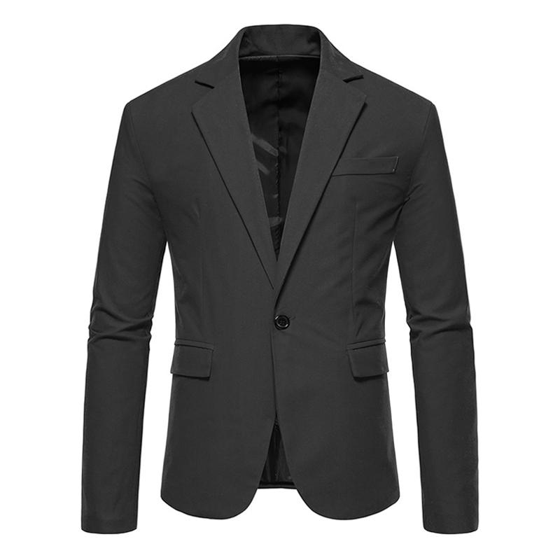Mens Suede One Button Blazer 11655393Z