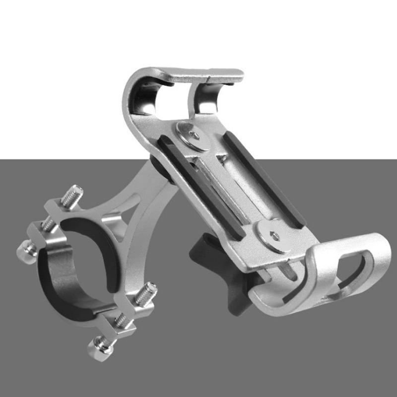 Bike Phone Holder Mount Aluminum Alloy For 3.5 - 6.5