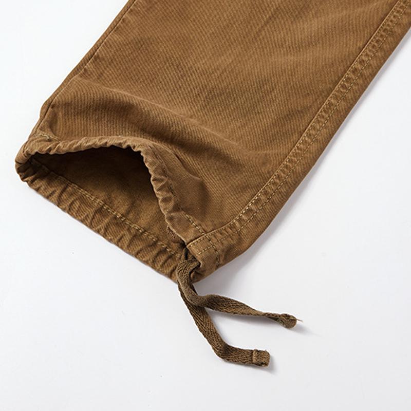 Mens Casual Straight Multi-pocket Cargo Pants 28443790Z