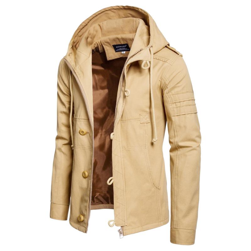 Mens Casual Hooded Work Jacket 05512469M