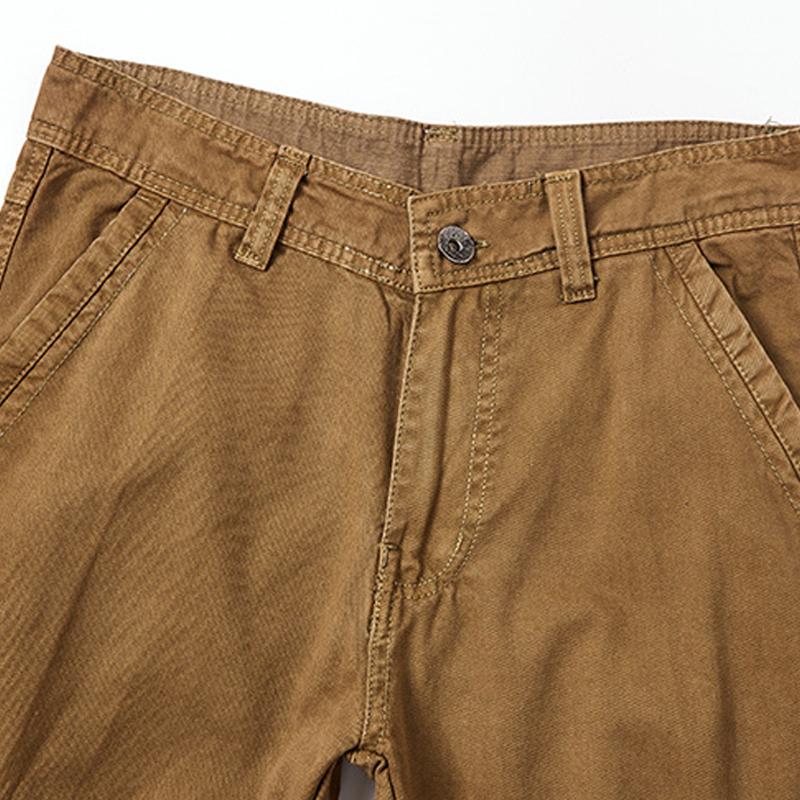 Mens Casual Straight Multi-pocket Cargo Pants 28443790Z